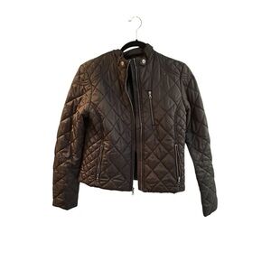 Banana Republic Quilted Black moto Jacket